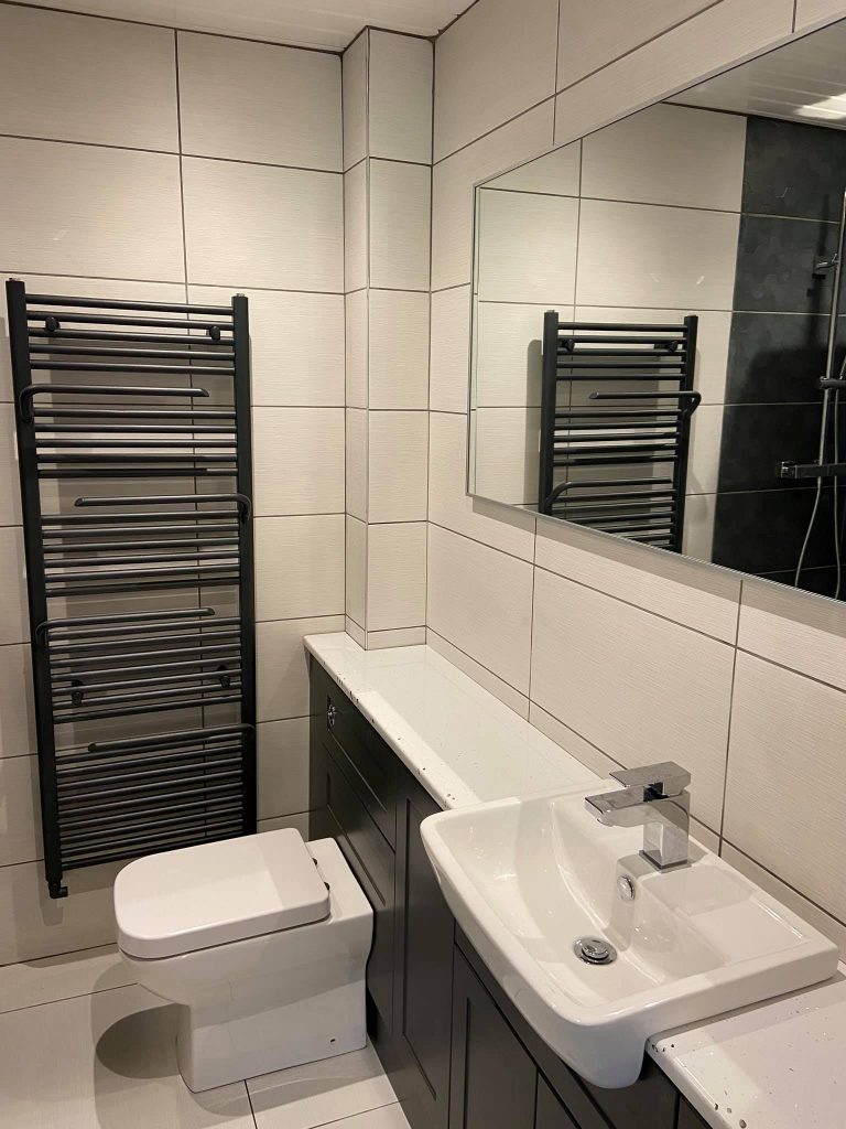 Modern bathroom renovation Ilkley West Yorkshire